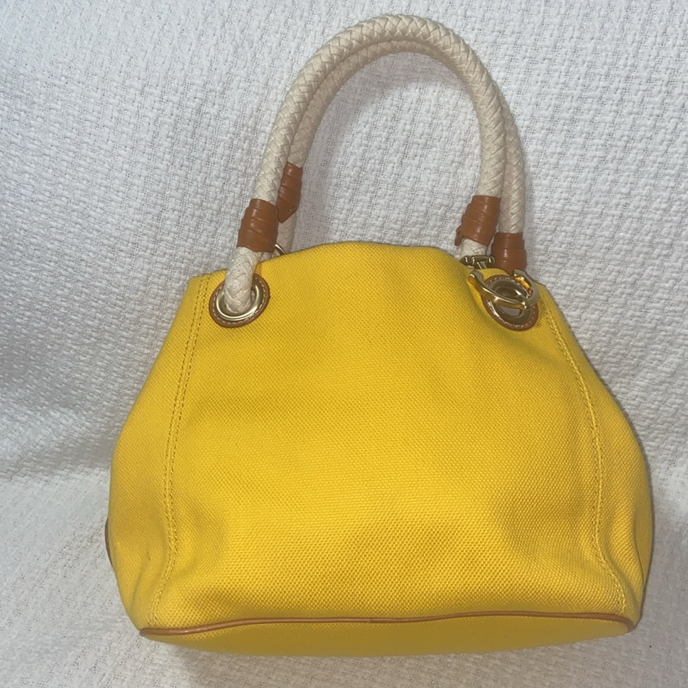 RARE Like new MICHAEL KORS Anchor, Marina Canvas Nautical bag - Picture 5 of 16